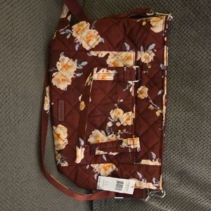 Vera Bradley Burgundy Floral Crossbody Bag